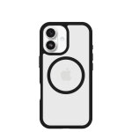 Otterbox react magsafe series pour apple iphone 17, noir crystal, transparente / noir, housse, apple, ...