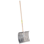 Outils perrin poussoir  neige perrin tte en aluminium 50 cm manche en bois 125 cm