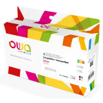 Owa cartouche d'encre compatible canon pgi - 2500xl - k10405ow - pack de 4 (noir, cyan, magenta, jaune) ...