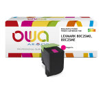Owa toner compatible cartouche laser lexmark 802sm - 80c2sm0 - k15651ow - 2000 pages magenta (rose) Owa toner compatible cartouche laser lexmark 802sm - 80c2sm0 - k15651ow - 2000 pages magenta (rose)