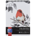 Oxford art bloc de dessin  spirale 'drawing', a3, 160 g / m2