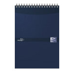 Oxford bloc notes task manager a5 spirale - 14, 8 x 21 cm - 80 / 90 g - 140 pages - couleur bleu marine ...