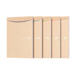 Oxford bloc notes touareg a4 21 x 29, 7 cm - 90g - papier recycl - petits carreaux 5x5 - 160 pages