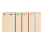 Oxford bloc notes touareg a5 14, 8 x 21 cm - 90g - papier recycl - petits carreaux 5x5 - 160 pages
