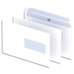 Oxford boîte de 500 enveloppes blanches auto - adhésives 90g format c5 162x229 mm avec fenêtre 45x100 ... Oxford boîte de 500 enveloppes blanches auto - adhésives 90g format c5 162x229 mm avec fenêtre 45x100 ...