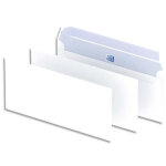 Oxford boîte de 500 enveloppes blanches auto - adhésives 90g format dl 110x220 mm Oxford boîte de 500 enveloppes blanches auto - adhésives 90g format dl 110x220 mm