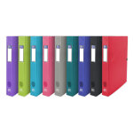 Oxford bo�te osmose 24 x 32 cm dos 4 cm pp assortis - lot de 12