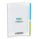 Oxford c9 cahier 24x32, 96 pages, 90g, seys, couverture polypro incolore 2en1