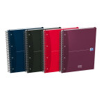 Oxford cahier  spirale european book 24, 5 x 29, 8 cm - 90g - perfor 4 trous - grands carreaux sys ...