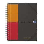 Oxford cahier�� spirale international�meetingbook�a5 14, 8 x 21 cm - 80g - perfor� - petits carreaux ...