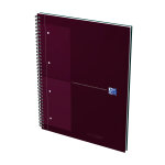 Oxford cahier  spirale international notebook 23 x 29, 7 cm - perfor 4 trous - petits carreaux 5x5 ...