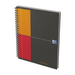 Oxford cahier  spirale notebook a5 + 17 x 21 cm - petits carreaux 5x5 - 160 pages 80g perfores