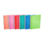 Oxford cahier à spirale office my colours a5 14, 8 x 21 cm - 90g - petits carreaux 5x5 - 180 pages Oxford cahier à spirale office my colours a5 14, 8 x 21 cm - 90g - petits carreaux 5x5 - 180 pages