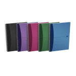 Oxford cahier  spirale office urban mix a4 21 x 29, 7 cm - 90g - petits carreaux 5x5 - 100 pages