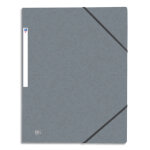Oxford chemises 3 rabats à élastiques top file en carte lustrée 5 / 10e, 390g. format a4. coloris gris ... Oxford chemises 3 rabats à élastiques top file en carte lustrée 5 / 10e, 390g. format a4. coloris gris ...