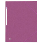 Oxford chemise 3 rabats top file + a4 élastique couverture carte prune Oxford chemise 3 rabats top file + a4 élastique couverture carte prune