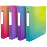 Oxford classeur a4 + school life fusion - 4 anneaux - dos de 4 cm - assortis