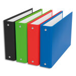 Oxford classeur  fiches format a5  l'italienne, 2 anneaux dos 2, 5 cm en balacron. coloris assortis ...