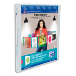 Oxford classeur personnalisable 1 face polyvision 4 anneaux. polypropylène 5 / 10e. dos 2cm. coloris ... Oxford classeur personnalisable 1 face polyvision 4 anneaux. polypropylène 5 / 10e. dos 2cm. coloris ...