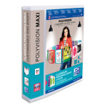 Oxford classeur personnalisable 3 faces polyvision 4 anneaux. polypropylne 12 / 10e. dos 5cm. incolore ...