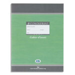 Oxford conquerant c7 cahier d'essais 17x22 cm 96 pages 60g grands carreaux seyès nf. couverture carte ... Oxford conquerant c7 cahier d'essais 17x22 cm 96 pages 60g grands carreaux seyès nf. couverture carte ...