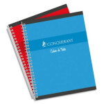 Oxford conquerant c7 cahier de texte spiral 148 pages 17x22cm grands carreaux seys. couverture papier ...