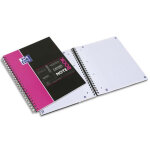 Oxford etudiant cahier notebook spiral couverture carte remborde 160 pages 5x5 23x29, 7 sos notes