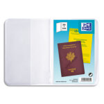 Oxford etuis pour passeport, 9, 5 x 13 cm, en pvc 30 / 100e. prsentation 2 volets