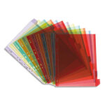 Oxford intercalaires 12 positions  onglets personnalisables en pvc 17 / 100e. format a4. coloris assortis ...