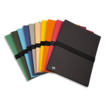 Oxford lot 10 chemises extensibles color life papier toil. fermeture par sangle velcro noire. assortis ...