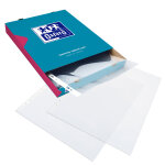 Oxford pochettes perforées transparentes usage intensif a4 pvc lisse - lot de 100 Oxford pochettes perforées transparentes usage intensif a4 pvc lisse - lot de 100