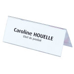 Oxford porte - nom chevalet double - face, 6 x 25 cm Oxford porte - nom chevalet double - face, 6 x 25 cm