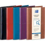 Oxford recharge pour agenda voyage visio + 9x17 cousu janvier  dcembre assorties