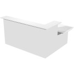 Pack banque d'accueil ola - angle 90° + module haut l. 120 cm + module haut l. 80 cm + module bas l. ... Pack banque d'accueil ola - angle 90° + module haut l. 120 cm + module haut l. 80 cm + module bas l. ...