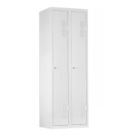 Pack vestiaire colonne dpart + suivant - industrie propre h. 180 x l. 60 x p. 50 cm - gris clair
