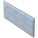 Panneau - ecran acoustique moody pour bureau bench l. 80 x l. 40 cm pet recycl� bleu azur - fixation ...