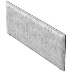 Panneau - ecran acoustique moody pour bureau bench l. 80 x l. 40 cm pet recycl� gris clair - fixation ...