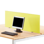 Panneau cran pour bureau l. 160 cm finition  anis