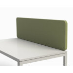 Panneau écran sato pour bureau simple l. 120 cm - tissu vert forêt pince aluminium Panneau écran sato pour bureau simple l. 120 cm - tissu vert forêt pince aluminium
