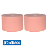 Papeco bobine d'essuyage chamois 800 formats, lot de 2