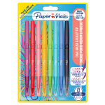 Paper mate flair dual - stylo feutre à double pointe pinceau et moyenne - pochette 8 couleurs assorties ... Paper mate flair dual - stylo feutre à double pointe pinceau et moyenne - pochette 8 couleurs assorties ...