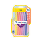 Paper mate flair original stylo feutre  capuchon pointe moyenne 0, 7 mm - lot de 6 coloris pastel