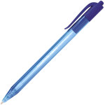 Paper mate inkjoy 100 rt stylo bille rtractable pointe moyenne 1mm bleu