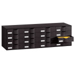Paperflow bloc classeur 16 tiroirs noir