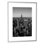 Paperflow cadre dcoration 30, 7 x 40, 7 x1, 5 cm, alu