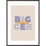 Paperflow cadre photo a4 avec affiche team building fond beige - contour noir
