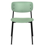 Paperflow chaise de collectivités réunion soho polypropylène vert pieds acier - lot de 2 Paperflow chaise de collectivités réunion soho polypropylène vert pieds acier - lot de 2