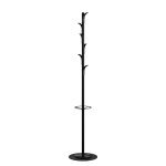 Paperflow portemanteau mindy 6 patères avec porte - parapluie - noir Paperflow portemanteau mindy 6 patères avec porte - parapluie - noir