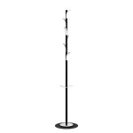 Paperflow portemanteau mindy 6 patères avec porte - parapluie - noir / blanc Paperflow portemanteau mindy 6 patères avec porte - parapluie - noir / blanc