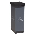 Paperflow poubelle de tri sélectif pour le recyclage des déchets alimentaires - 60l - gris corps noir ... Paperflow poubelle de tri sélectif pour le recyclage des déchets alimentaires - 60l - gris corps noir ...